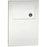 Bobrick B-35303 Commercial Restroom Sanitary Napkin/Tampon Disposal, Recessed-Mounted, Stainless Steel - TotalRestroom.com