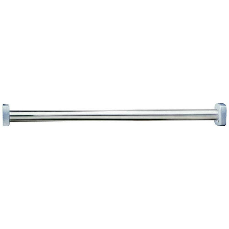 Bobrick B-6047x60 Heavy-Duty Shower Curtain Rod, 60"Length, Stainless Steel - TotalRestroom.com