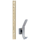 Bobrick B-6827 Commercial Heavy-Duty Hat & Coat Hook, 2" W x 6-1/2" H x 3-1/16" D, Stainless Steel w/ Satin Finish