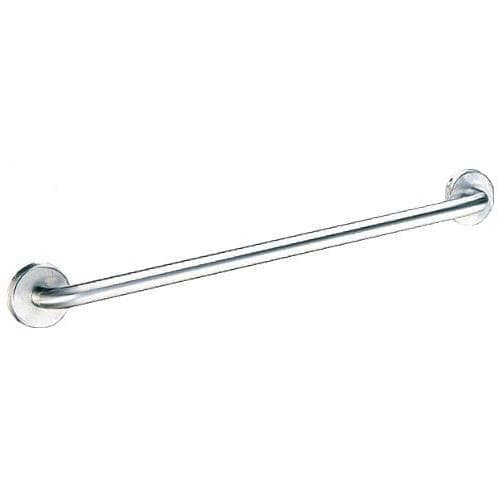 Bobrick B-530x24 Extra-Heavy-Duty Towel Bar, 1" Diameter x 24" Length, Stainless Steel - TotalRestroom.com