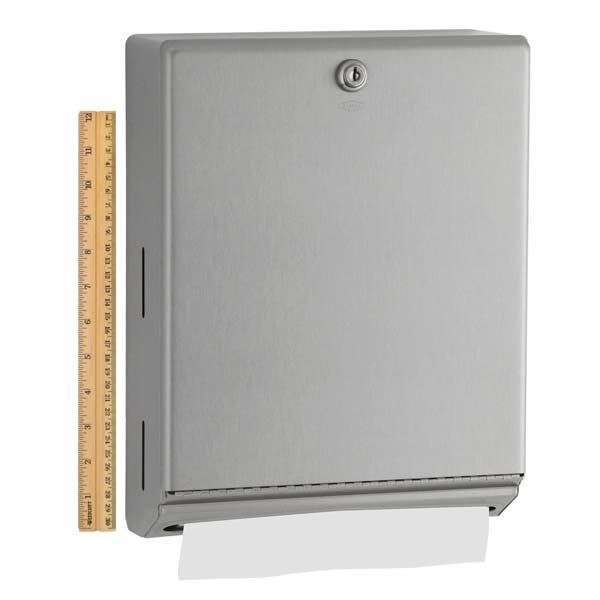 Bobrick B-262 Commercial Paper Towel Dispenser, Surface-Mounted