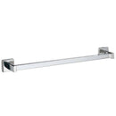 Bobrick B-673x18 Commercial Shower Towel Bar, 3/4" Diameter x 18"Length, Stainless Steel - TotalRestroom.com