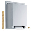 Bobrick B-29744 Automatic Commercial Paper Towel Dispenser, Semi-Recessed-Mounted, Stainless Steel