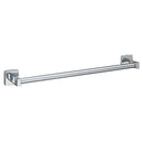 Bobrick B-674x18 Commercial Shower Towel Bar, 3/4" Diameter x 18"Length, Stainless Steel - TotalRestroom.com