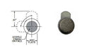 Bobrick 2621-8 Knob Latch Repair Part