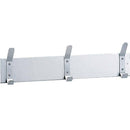 Bobrick B-232x24 Commercial Clothes Hook Strip, 24" W x 6-1/2" H x 2-1/4" D Stainless Steel - TotalRestroom.com