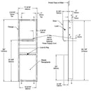 Bobrick B-3974 Automatic Combination Commercial Paper Towel Dispenser/Waste Receptacle, Recessed-Mounted, Stainless Steel - TotalRestroom.com