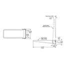 Bobrick B-295x16 Commercial Restroom Shelf, 5"W x 16"L, Stainless Steel w/ Satin Finish D - TotalRestroom.com