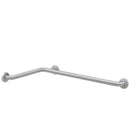 Bobrick B-5837 (54 x 36 x 1.25) Commercial Two Wall Grab Bar, 1-1/2" Diameter x 54" Length, Stainless Steel