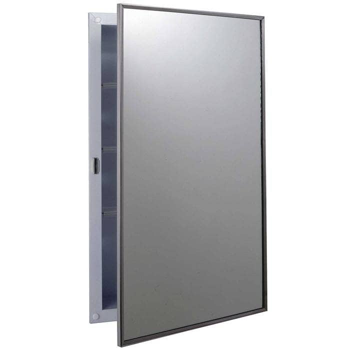 Bobrick B-397 Commercial Medicine Cabinet, Recessed-Mounted, Steel - TotalRestroom.com