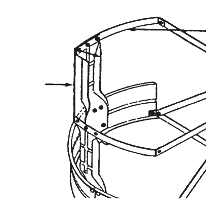 Bradley 194-005 Frame Member 54" ClWF