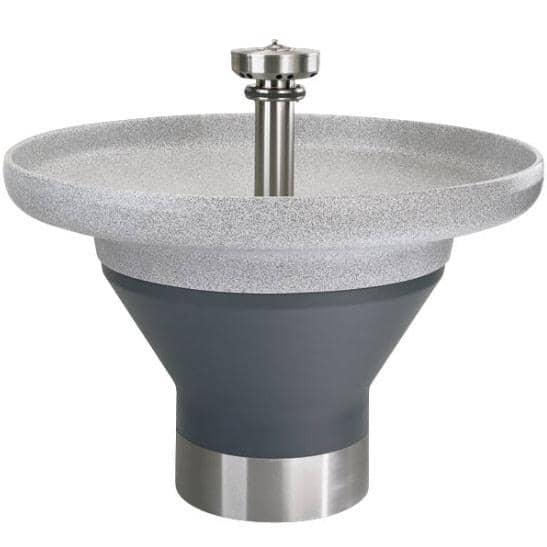 Bradley 54" Circular Terreon Washfountain, Infrared Activation, B Drain - TDB3108-B-IR-TMA-LSD - TotalRestroom.com