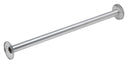Bradley 953-036000 Commercial Shower Curtain Rod, 36" Length, Stainless Steel - TotalRestroom.com