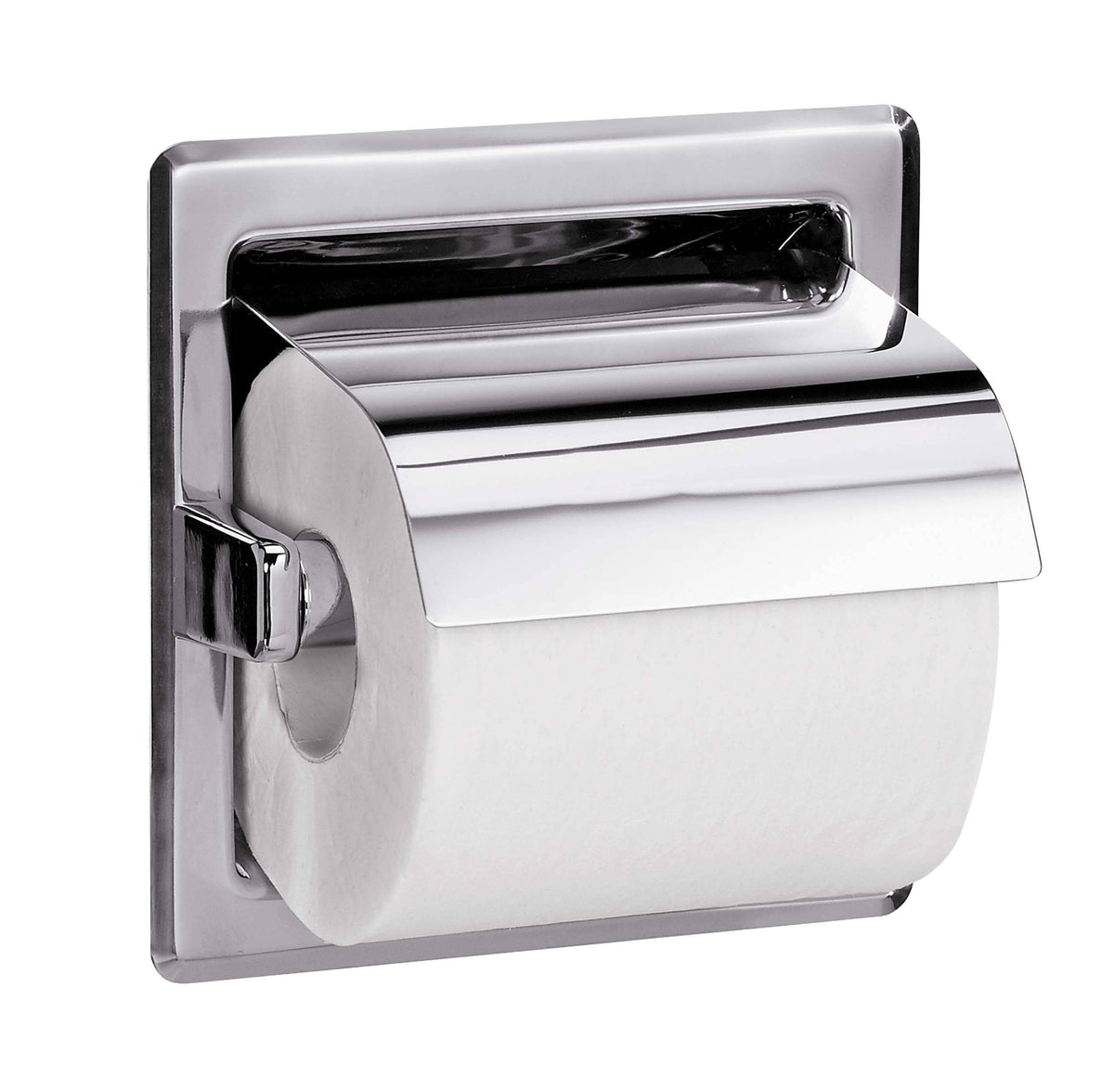 Bradley 5103-00 Commercial Toilet Paper Dispenser, Surface-Mounted, Stainless Steel w/ Bright-Polished Finish - TotalRestroom.com