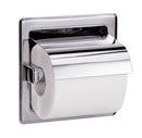 Bradley 5103-00 Commercial Toilet Paper Dispenser, Surface-Mounted, Stainless Steel w/ Bright-Polished Finish - TotalRestroom.com