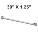 Bradley 8322-001300 Commercial Grab Bar, 1-1/4" Diameter x 30" Length, Stainless Steel - TotalRestroom.com
