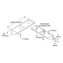 Bradley BX 755-018000 Commercial Restroom Shelf, 5" D x 18" L, Surface-Mounted, Stainless Steel - TotalRestroom.com