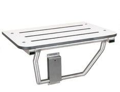 Bradley 9562-00 Shower Seat, 400 lb Load Capacity, Stainless Steel - TotalRestroom.com