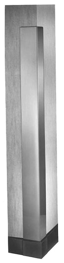 Bradley 991-00 Commercial Corner Guard, 3-1/2 W x 3-1/2 D x 40 H", Stainless Steel - TotalRestroom.com