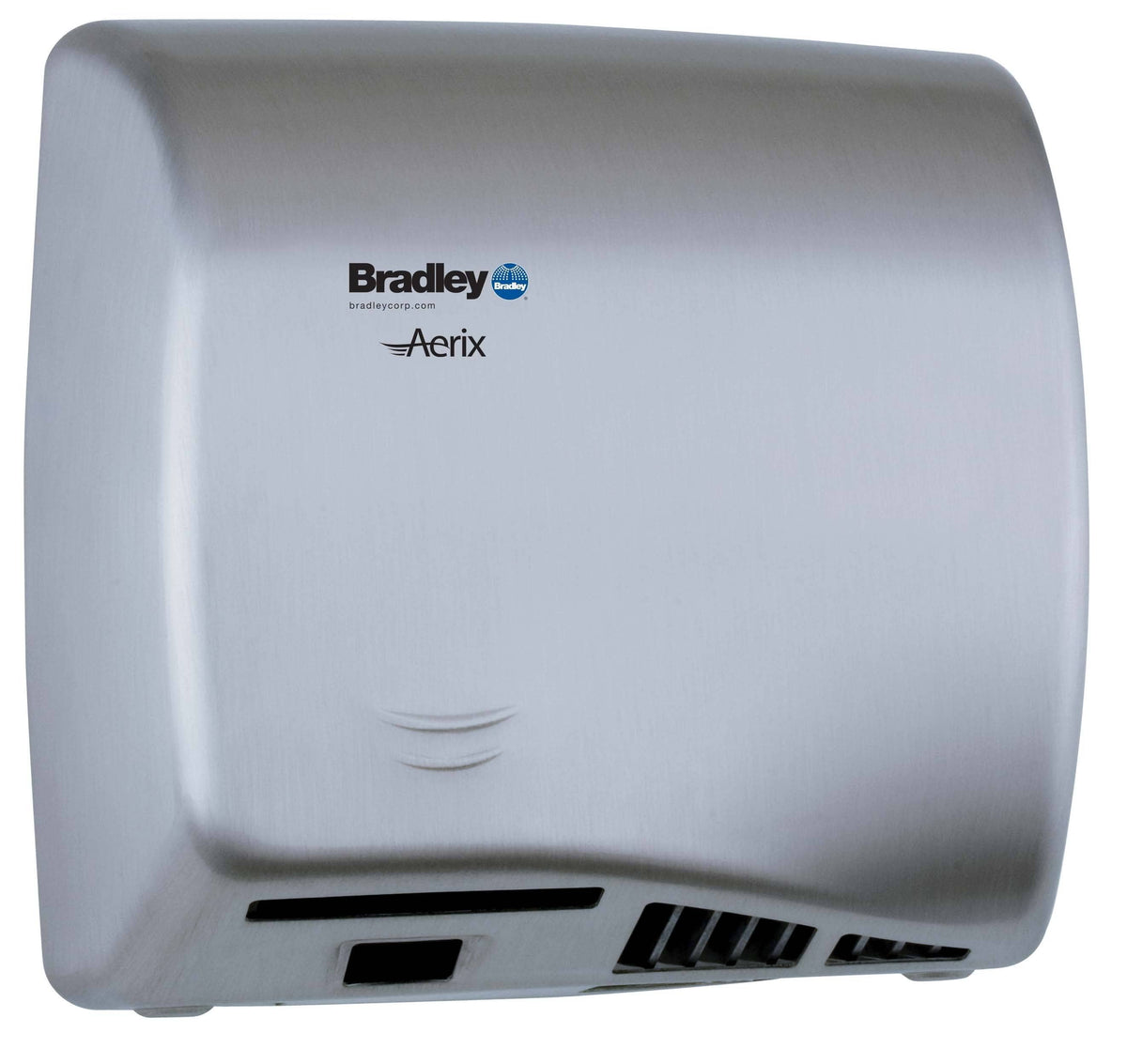 Bradley 2902-2874 Automatic High Efficiency Hand Dryer, 110-120/208/220-240 Volt, Surface-Mounted, Stainless Steel - TotalRestroom.com