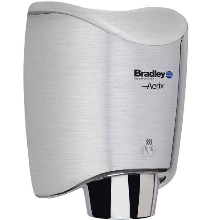 Bradley 2922-2874 Automatic High Efficiency Hand Dryer, 110-120 Volt, Surface-Mounted, Stainless Steel - TotalRestroom.com