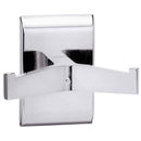 Bradley912-00 Double Robe Hook, Brass w/ Chrome Finish - TotalRestroom.com