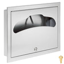 Bradley 584-00, Commercial BX-Seat Cover Dispenser, 15-3/4" W x 11-3/8" H x 2-3/4" D, Stainless Steel