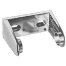Bradley 505-00 Commercial Toilet Paper Dispenser, Recessed-Mounted, Zinc w/ Nickel Finish - TotalRestroom.com