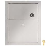 BX 4731-150000 Commercial Restroom Sanitary Napkin Disposal, Recessed-Mount, Stainless Steel