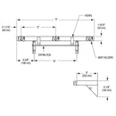 Bradley 9984-00 Commercial Mop & Broom Holder, 36" W x 6-1/8" H, Stainless Steel - TotalRestroom.com