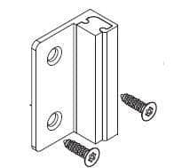 Bradley HDWT-Z0193 Toilet Partition Flat Strike/Keeper for Surface-Latch Doors Only