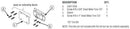Bradley HDWC-S0109 Toilet Partition Swing Latch Kit for use with Bradley 1/2" Panels - TotalRestroom.com