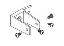 Bradley HDWT-Z0016 Toilet Partition Pilaster at Pilaster/Panel F Bracket Kit for Bradley 1" Panels - TotalRestroom.com