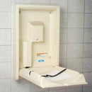 Koala Kare KB101-00 Vertical Baby Changing Station, Wall-Mounted, Cream - TotalRestroom.com