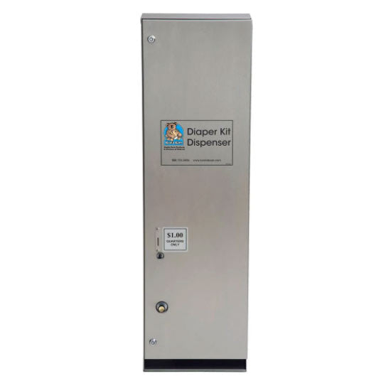 Koala Kare KB143-SS Diaper Kit Dispenser, Stainless Steel