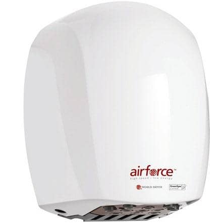 World Dryer Airforce J-974 High Efficiency Hand Dryer, White - TotalRestroom.com