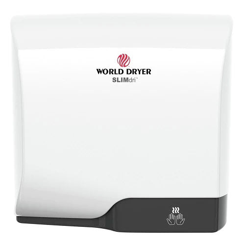 World Dryer SLIMdri(TM) L-974 Hand Dryer, White Aluminum, Universal, Updated Part Number: L-974A