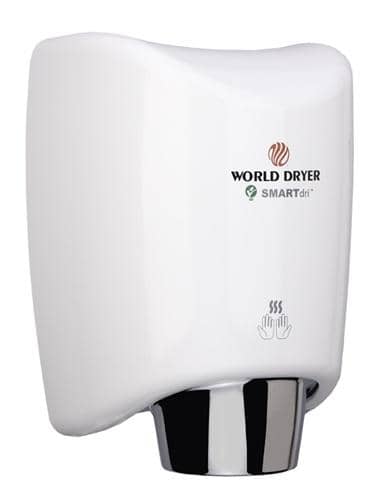 World Dryer SMARTdri(TM) K4-974 Hand Dryer, White Aluminum, - TotalRestroom.com