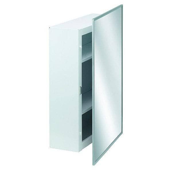 Bradley 9661-000000 Commerical Medicine Cabinet, 16" W x 26" H, Recessed-Mounted, Steel White Epoxy - TotalRestroom.com