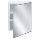 Bradley 9664-000000 Commerical Medicine Cabinet, 16" W x 22" H, Recessed-Mounted, Steel White Epoxy - TotalRestroom.com