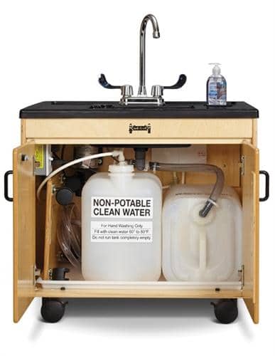 Jonti-Craft 1370JC, 26" Child Height Portable Sink, Plastic Sink Basin