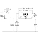 Bradley 963-000000 Baby Changing Station, Surface-Mounted, Plastic
