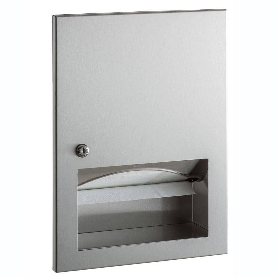 Bobrick B-359033 Commercial Paper Towel Dispenser, Recessed-Mounted, Stainless Steel - TotalRestroom.com