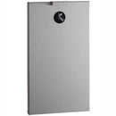 Bobrick B-3513 Commercial Restroom Sanitary Waste Bin, 2.3 L, Recessed-Mounted, 8-1/16" W x 14-1/8" H x 4-1/2" D, Stainless Steel - TotalRestroom.com