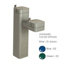 Haws 3602 Modular Outdoor Double Drinking Fountain - TotalRestroom.com