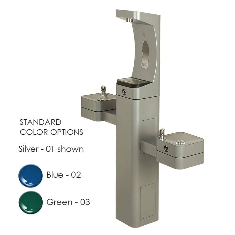 Haws 3612FR Modular Outdoor Freeze Resistant Bottle Filler - TotalRestroom.com