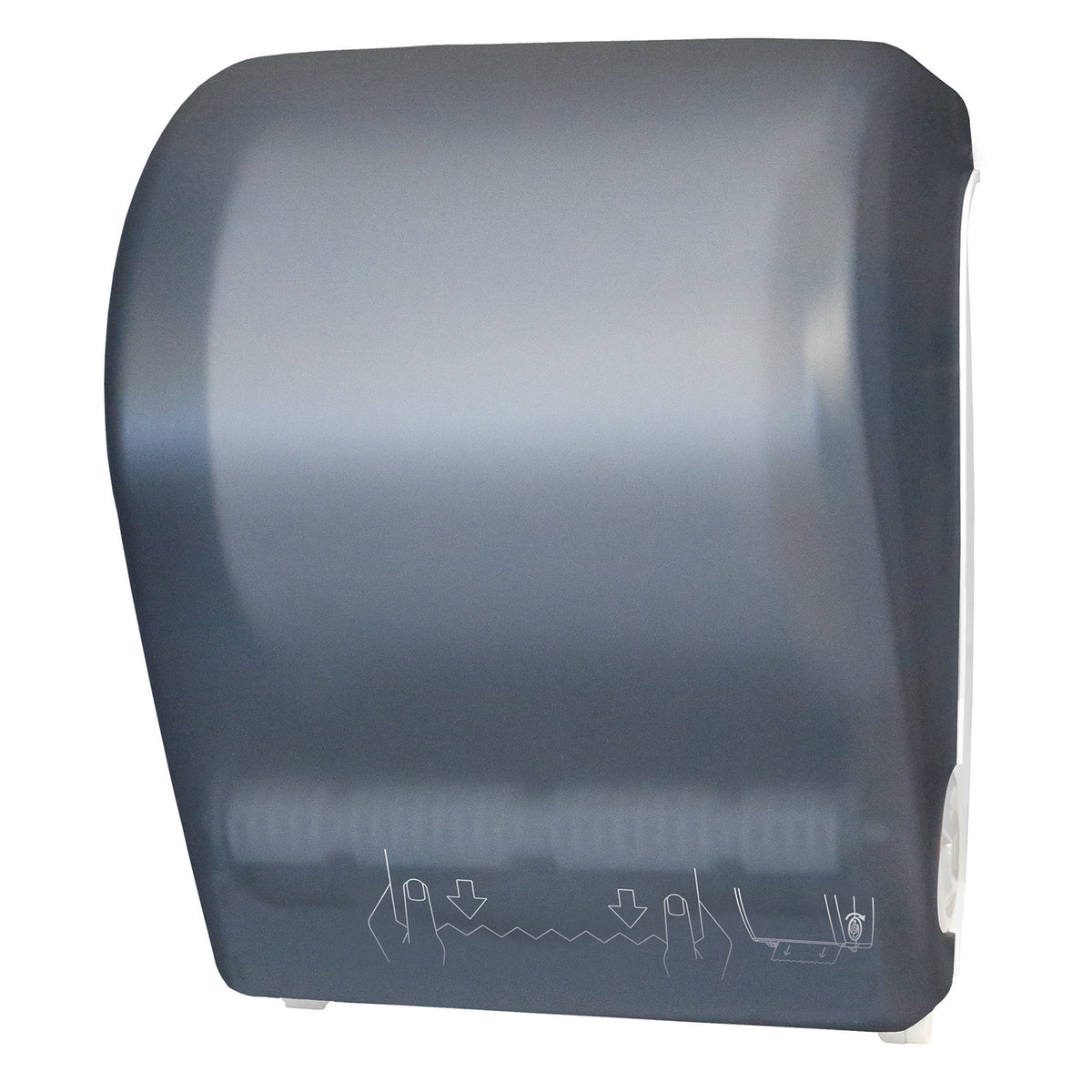 Palmer Fixture AutoCut Pull Down Roll Towel Dispenser Blue Translucent, TD020125