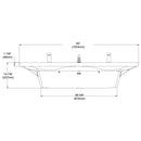 Bradley Verge Commercial Handwashing Sink - LVS-Series, Two-Station, LVSD2 - TotalRestroom.com