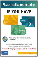 NMC COVID-19 SYMPTOMS POSTER - PST143C - TotalRestroom.com