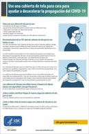 NMC USE OF CLOTH FACE COVERINGS POSTER, SPAN - PST144PPSP - TotalRestroom.com